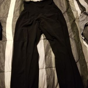 Black Plus Size Maternity Dress Pants